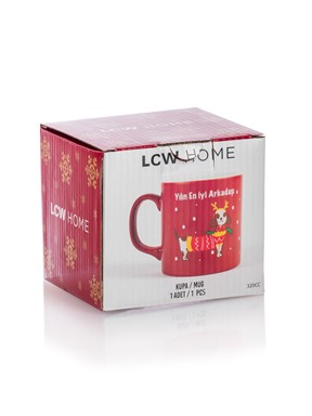 Baskılı Seramik Kupa 320 Ml KARIŞIK BASKILI