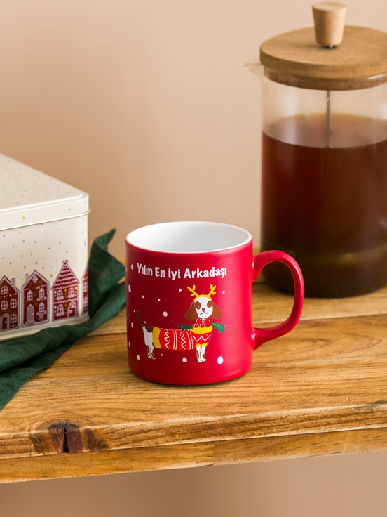 Baskılı Seramik Kupa 320 Ml KARIŞIK BASKILI