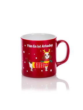 Baskılı Seramik Kupa 320 Ml KARIŞIK BASKILI