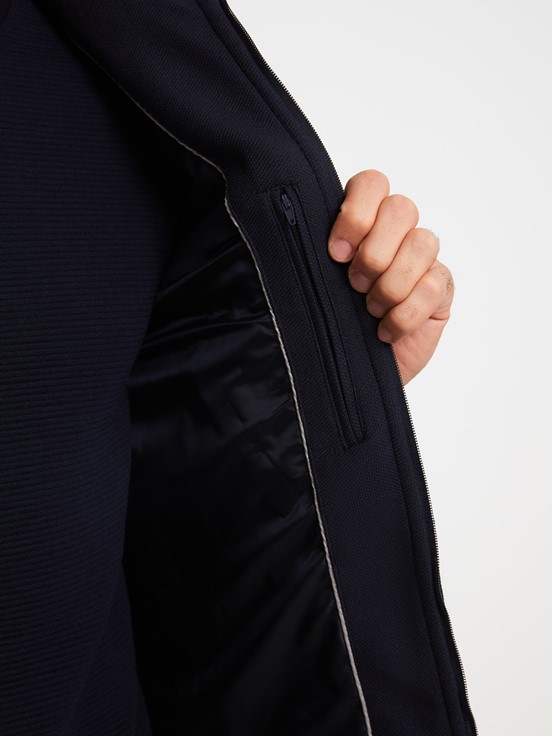 Slim Fit Dik Yaka Erkek Yelek LACİVERT