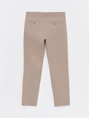 LCW CLASSIC Slim Fit Gabardin Erkek Chino Pantolon BEJ