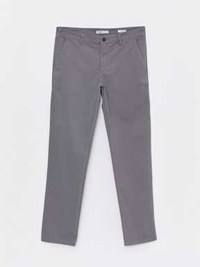 LCW CLASSIC Slim Fit Gabardin Erkek Chino Pantolon BEJ
