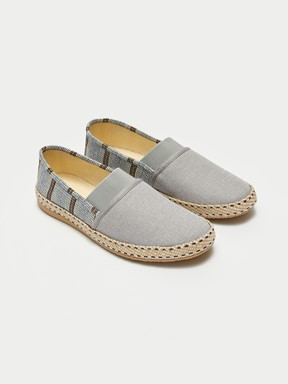 Desenli Erkek Espadril Ayakkabı BEJ