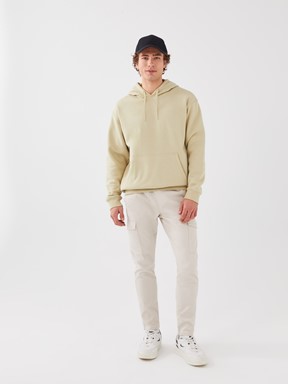 Slim Fit Erkek Kargo Pantolon SİYAH