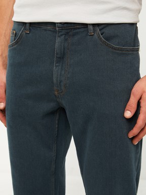 790 Rahat Kalıp Erkek Jean Pantolon GREEN RODEO