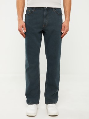 790 Rahat Kalıp Erkek Jean Pantolon GREEN RODEO