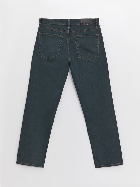 790 Rahat Kalıp Erkek Jean Pantolon GREEN RODEO