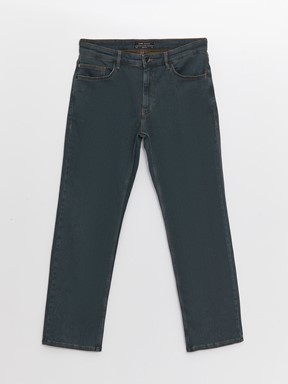 790 Rahat Kalıp Erkek Jean Pantolon GREEN RODEO