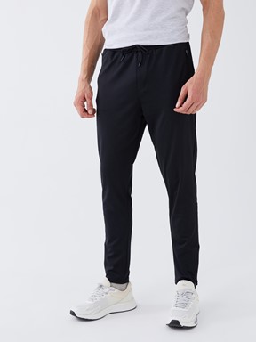 LCW SPORTS Slim Fit Erkek Spor Eşofman Altı YENİ SİYAH