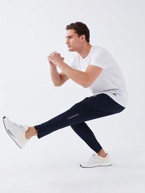 LCW SPORTS Slim Fit Erkek Spor Eşofman Altı YENİ SİYAH