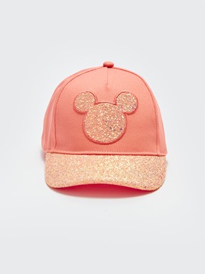 Minnie Mouse Lisanslı Kız Çocuk Kep Şapka AÇIK MERCAN