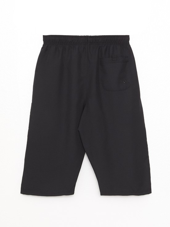 Uzun Boy Basic Erkek Deniz Şortu YENİ SİYAH