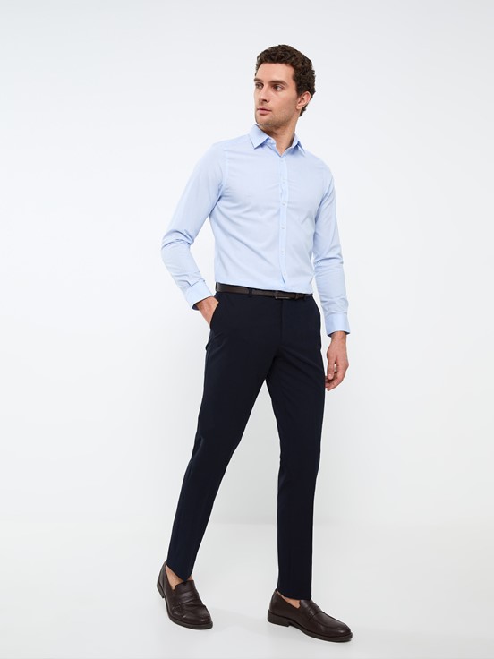 Slim Fit Erkek Pantolon LACİVERT