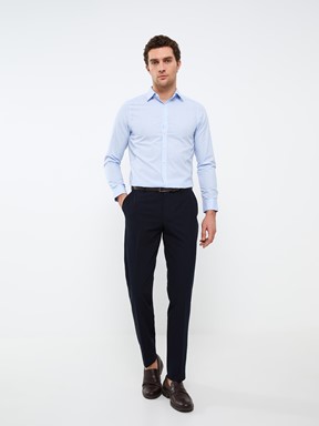 Slim Fit Erkek Pantolon LACİVERT