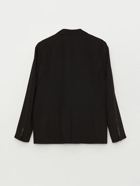 Dar Kalıp Erkek Blazer Ceket SİYAH