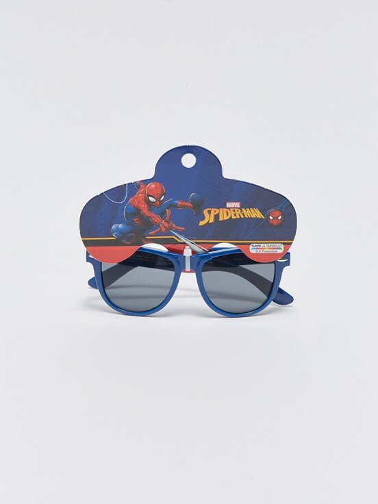 Spiderman Baskılı Erkek Çocuk Güneş Gözlüğü LACİVERT