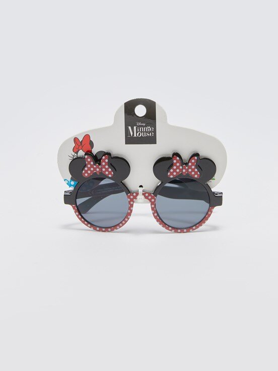 Minnie Mouse Baskılı Kız Çocuk Güneş Gözlüğü KARIŞIK