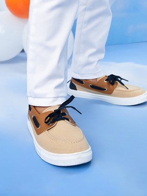 32-39 Numara Erkek Çocuk Espadril Ayakkabı BEJ