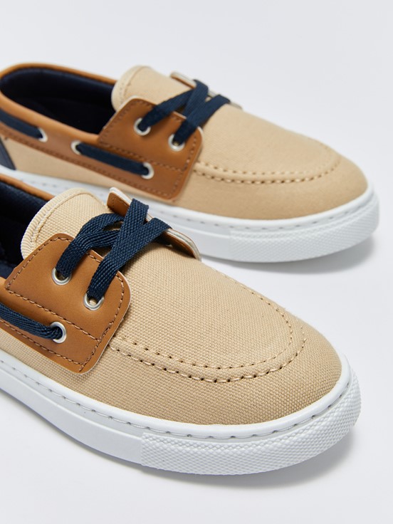 32-39 Numara Erkek Çocuk Espadril Ayakkabı BEJ