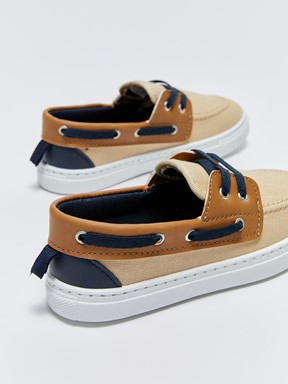 32-39 Numara Erkek Çocuk Espadril Ayakkabı BEJ