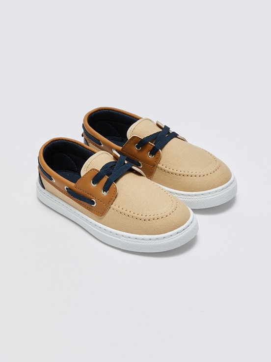 32-39 Numara Erkek Çocuk Espadril Ayakkabı BEJ