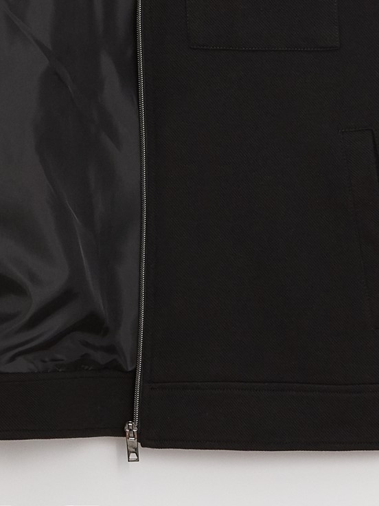 LCW VISION Slim Fit Gömlek Yaka Erkek Mont YENİ SİYAH