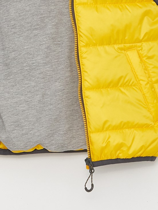 Kapüşonlu Erkek Çocuk Şişme Yelek ORTA SARI