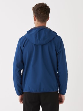 Standart Kalıp Kapüşonlu Erkek Mont LACİVERT