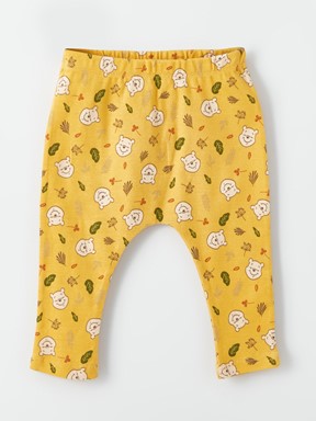Winnie the Pooh Baskılı Erkek Bebek 3'lü Takım EKRU
