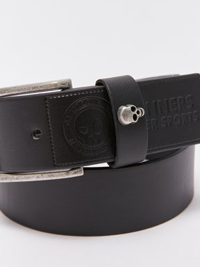 Deri Görünümlü Erkek Çocuk Kemer SİYAH