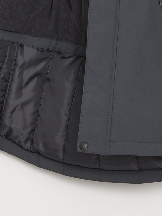 Kapüşonlu Erkek Çocuk Parka ANTRASİT