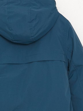 Kapüşonlu Erkek Çocuk Parka KOYU İNDİGO