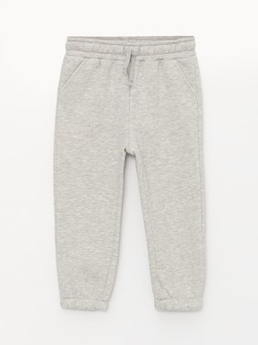 Beli Lastikli Basic Erkek Bebek Jogger Eşofman Alt İNDİGO