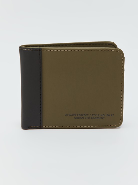 Deri Görünümlü Erkek Cüzdan AÇIK KAHVE