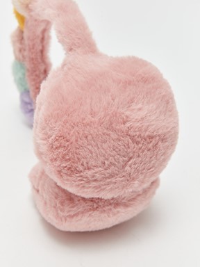 Kız Çocuk Pelüş Kulaklık PEMBE