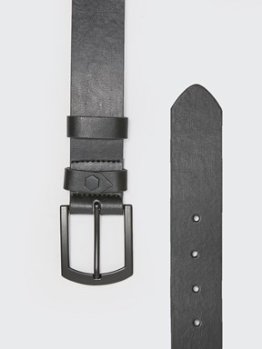 Deri Görünümlü Erkek Kemer SİYAH