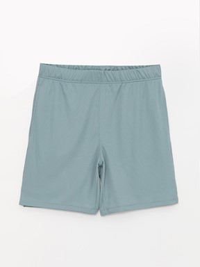 Slim Fit Erkek Spor Şort MAT MAVİ