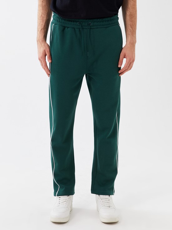 Standart Kalıp Erkek Eşofman Altı KOYU YEŞİL