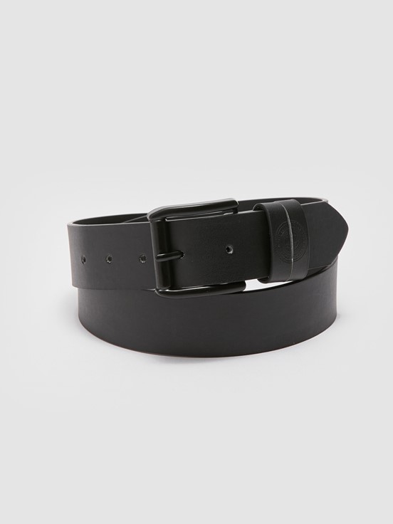 Deri Görünümlü Erkek Kemer SİYAH