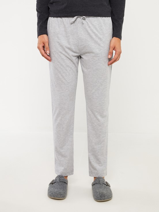 Standart Kalıp Erkek Pijama Alt GRİ MELANJ