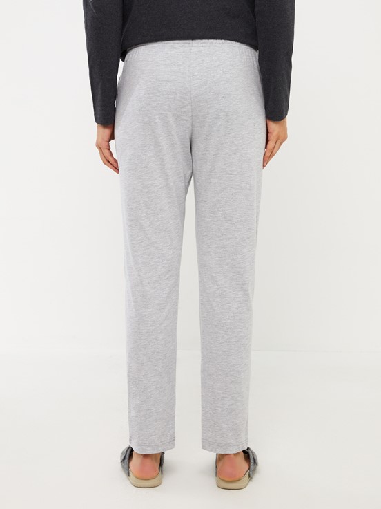 Standart Kalıp Erkek Pijama Alt GRİ MELANJ