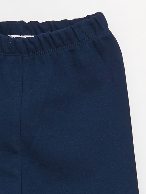 Beli Lastikli Erkek Bebek Çoraplı Pijama Alt 2'li LACİVERT