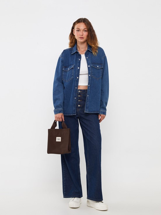 Stilgo Deri Görünümlü Kadın Çanta KAHVERENGİ