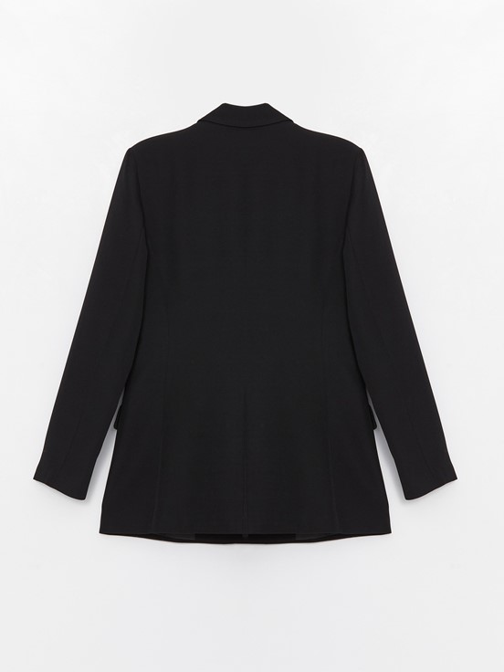 LCW CLASSIC Düz Uzun Kollu Kadın Blazer Ceket YENİ SİYAH