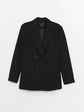 LCW CLASSIC Düz Uzun Kollu Kadın Blazer Ceket YENİ SİYAH