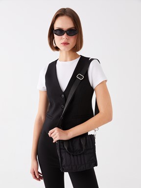 Paraşüt Kumaş Kadın Kol Çantası SİYAH