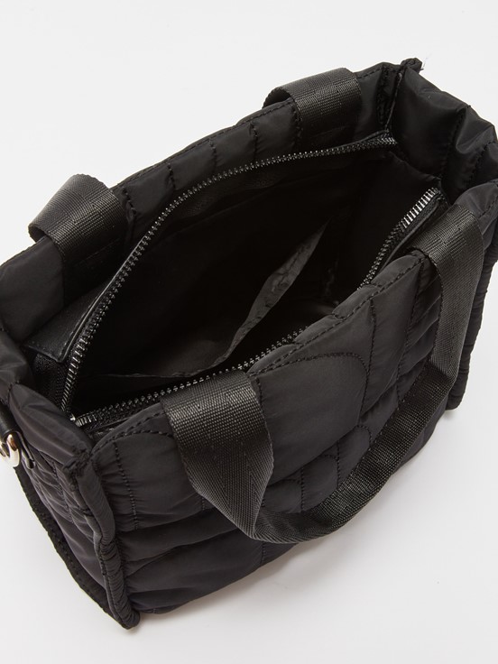 Paraşüt Kumaş Kadın Kol Çantası SİYAH