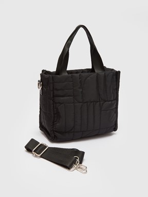 Paraşüt Kumaş Kadın Kol Çantası SİYAH