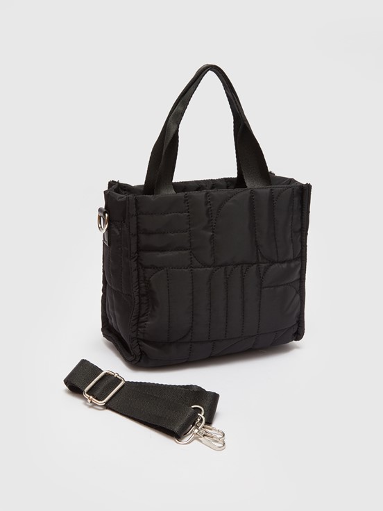 Paraşüt Kumaş Kadın Kol Çantası SİYAH