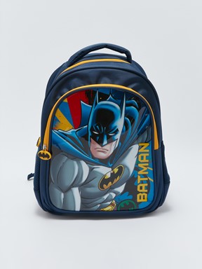 Batman Baskılı Erkek Çocuk Okul Çantası KARIŞIK BASKILI